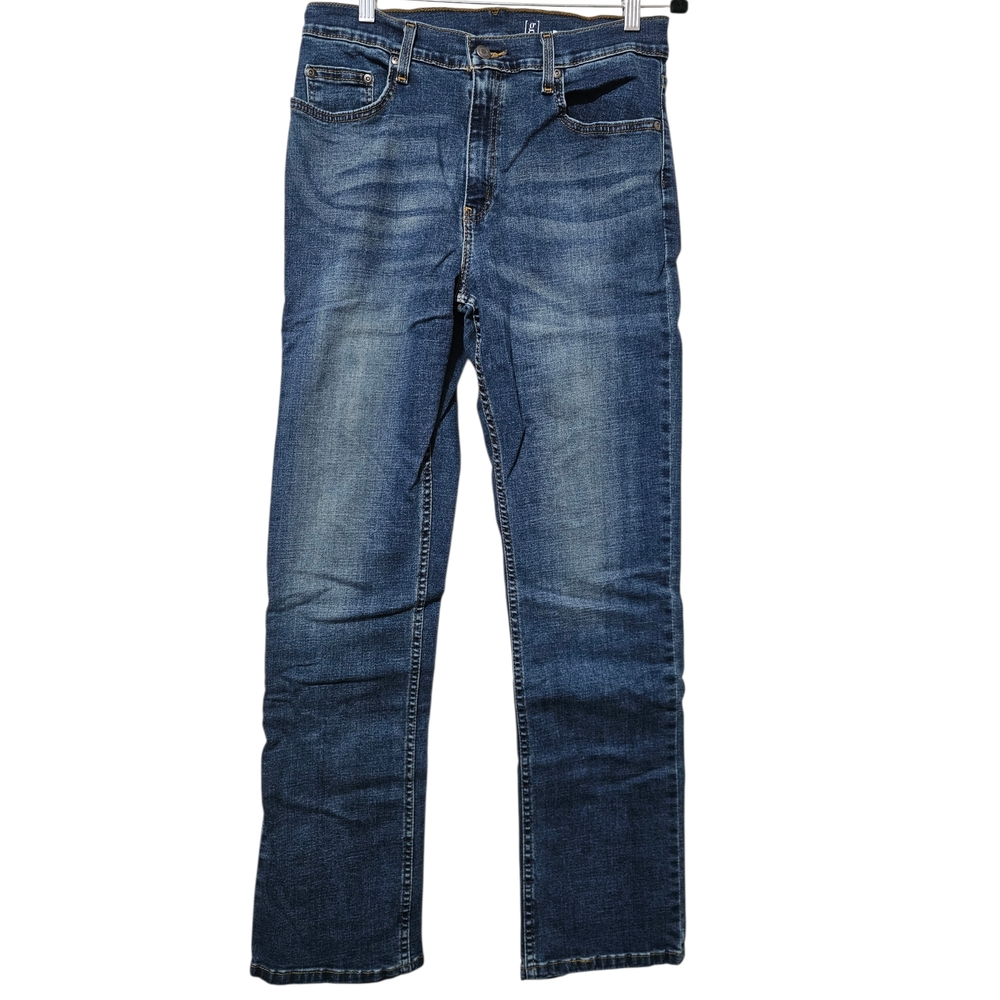 George Men's Dark Blue Straight Jeans